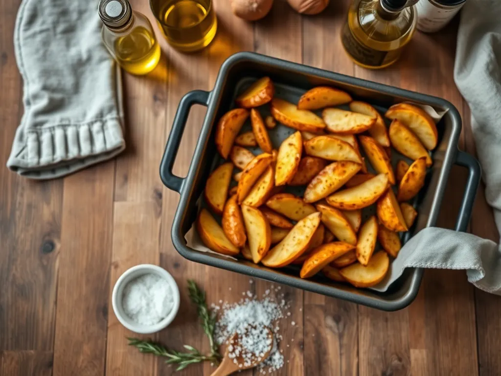 W jakiej temperaturze piec ziemniaczki, aby były idealne?