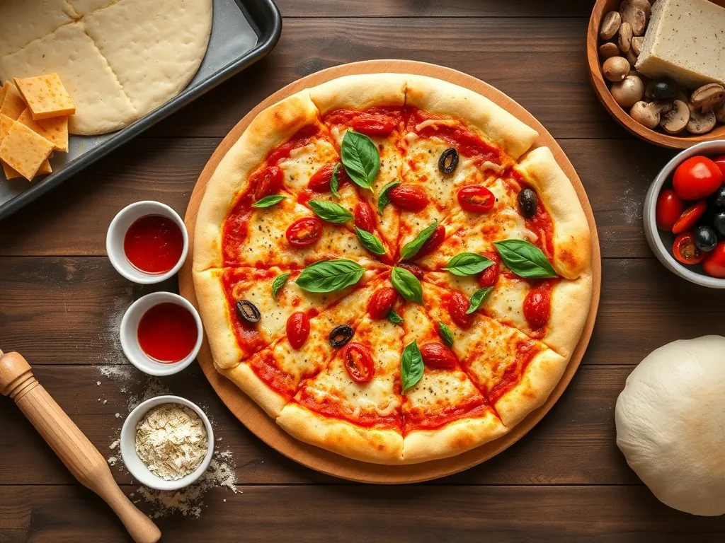 Pizza jak z pizzerii – przepis na idealne ciasto i dodatki