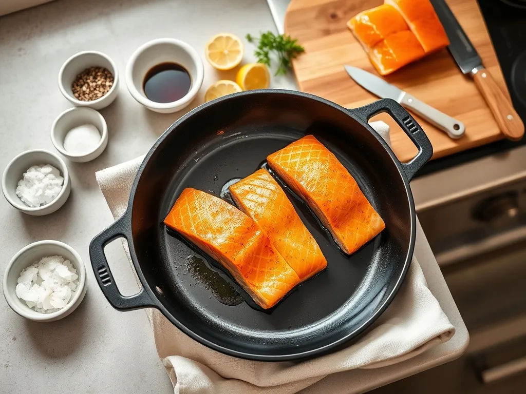 Jak smażyć łososia? Przepis na soczyste danie z patelni